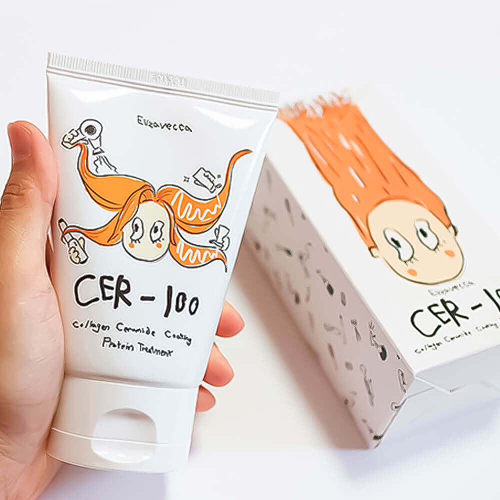 Коллагеновая маска для волос Elizavecca CER-100 Collagen Ceramid Coating Protein Treatment — изображение 2